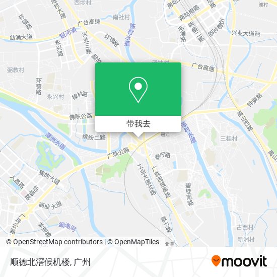 顺德北滘候机楼地图