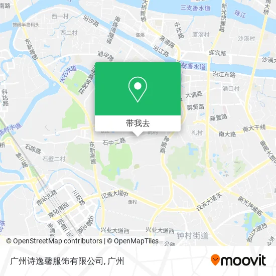 广州诗逸馨服饰有限公司地图