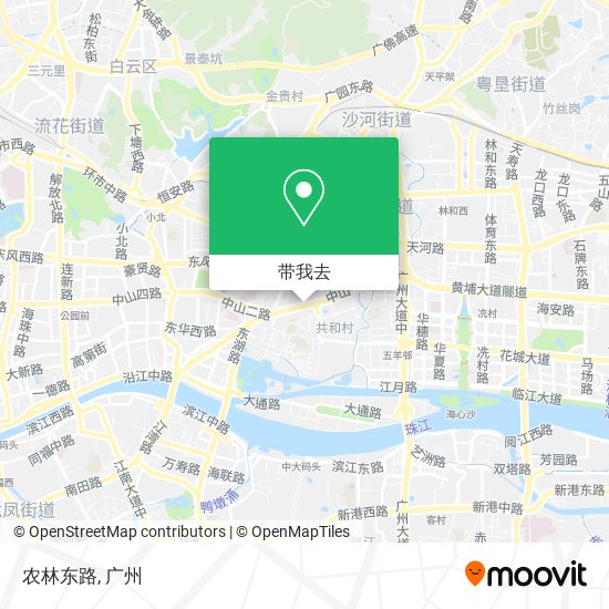 农林东路地图