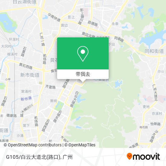 G105/白云大道北(路口)地图