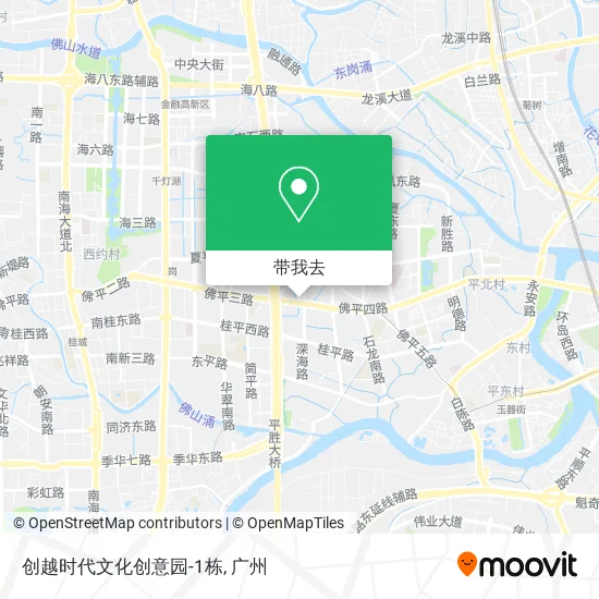 创越时代文化创意园-1栋地图