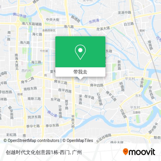 创越时代文化创意园1栋-西门地图