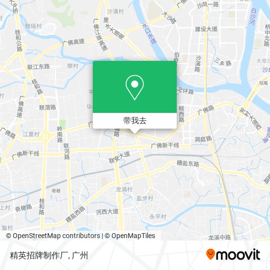 精英招牌制作厂地图