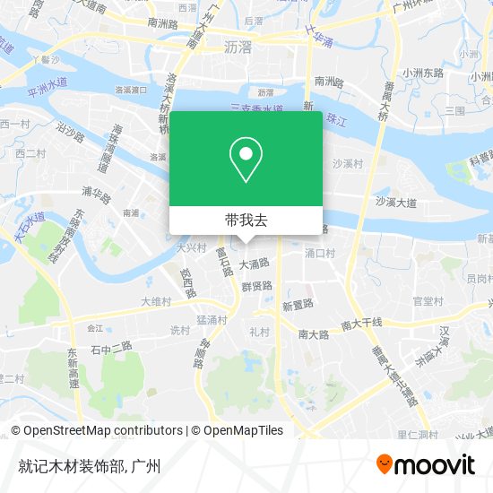 就记木材装饰部地图