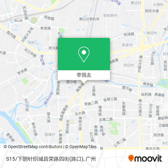 S15/下朗针织城昌荣路四街(路口)地图