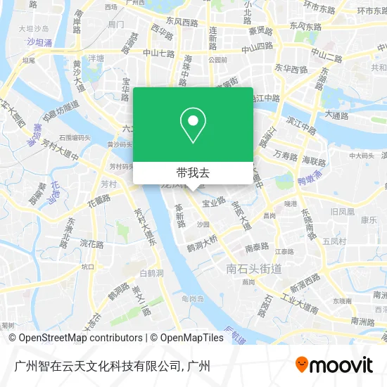 广州智在云天文化科技有限公司地图