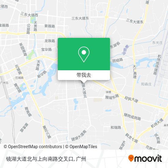 镜湖大道北与上向南路交叉口地图