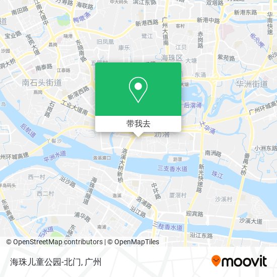 海珠儿童公园-北门地图