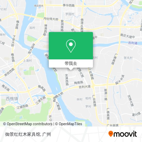 御景红红木家具馆地图