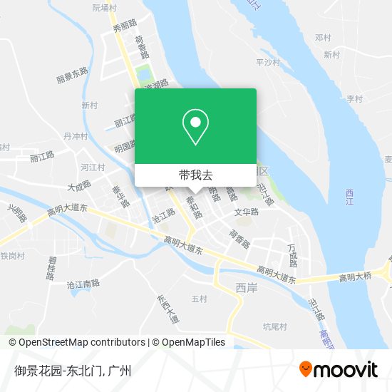 御景花园-东北门地图