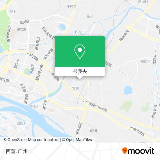 西董地图