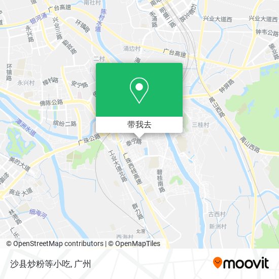 沙县炒粉等小吃地图