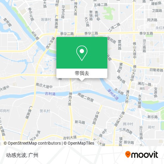 动感光波地图