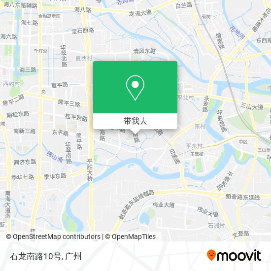 石龙南路10号地图