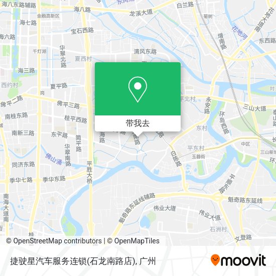 捷驶星汽车服务连锁(石龙南路店)地图