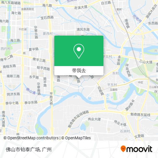 佛山市铂泰广场地图