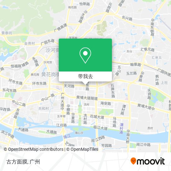 古方面膜地图