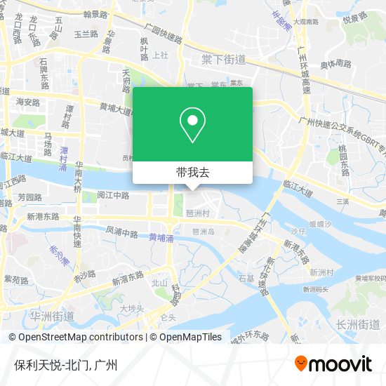 保利天悦-北门地图