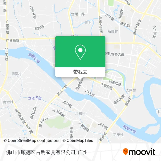 佛山市顺德区古荆家具有限公司地图