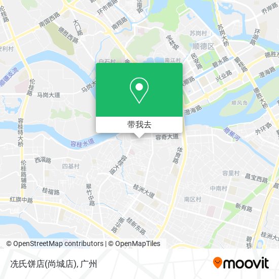 冼氏饼店(尚城店)地图
