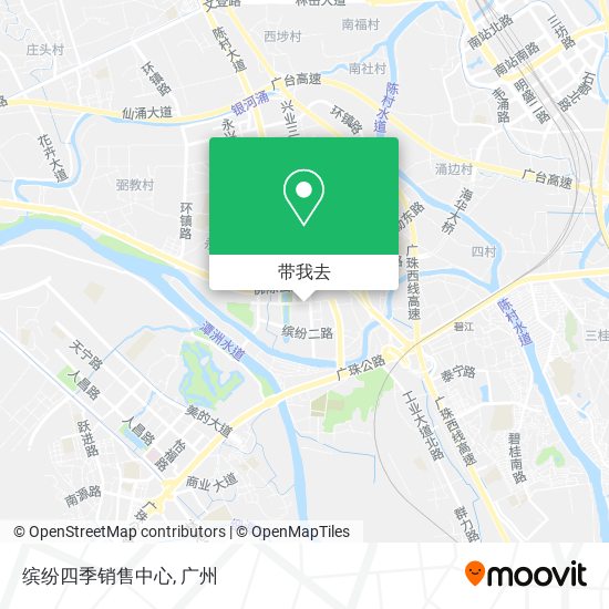 缤纷四季销售中心地图