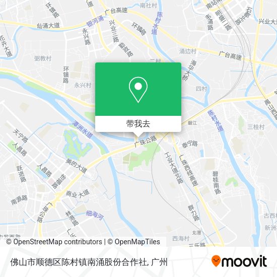 佛山市顺德区陈村镇南涌股份合作社地图