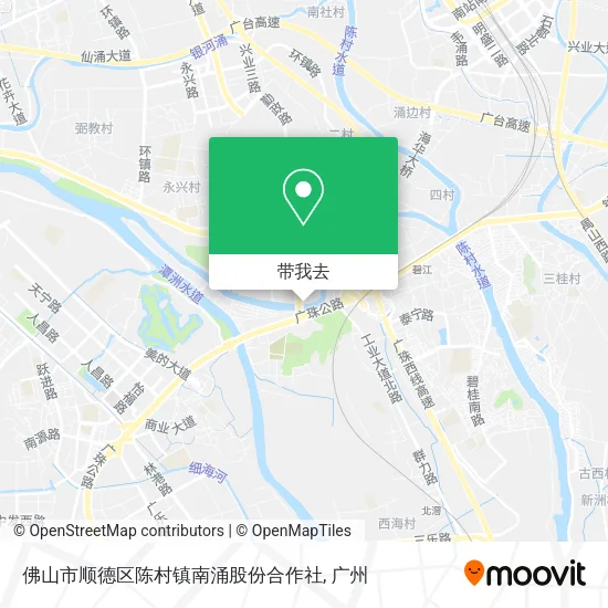 佛山市顺德区陈村镇南涌股份合作社地图