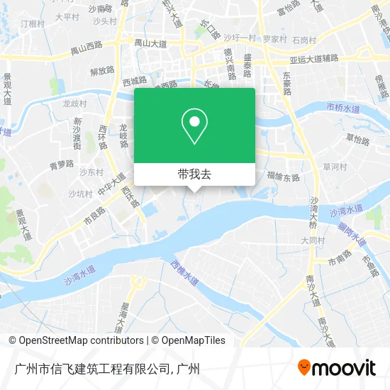 广州市信飞建筑工程有限公司地图