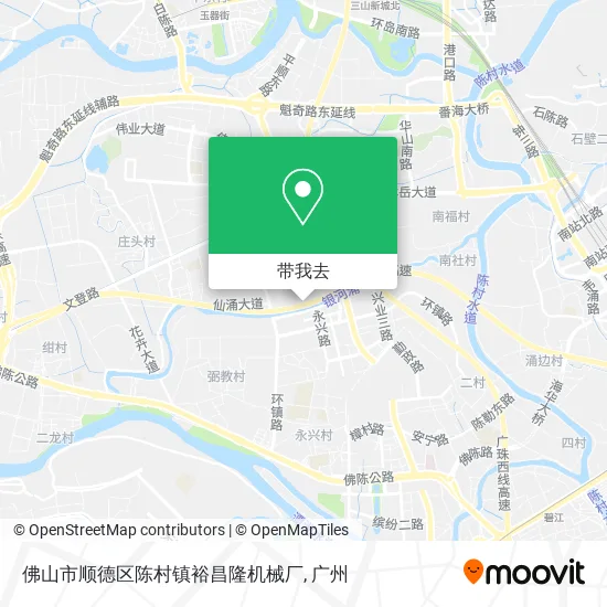 佛山市顺德区陈村镇裕昌隆机械厂地图