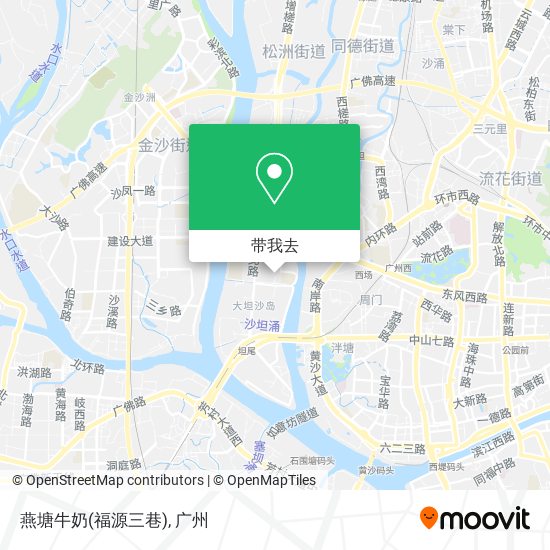 燕塘牛奶(福源三巷)地图