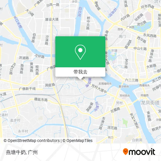 燕塘牛奶地图