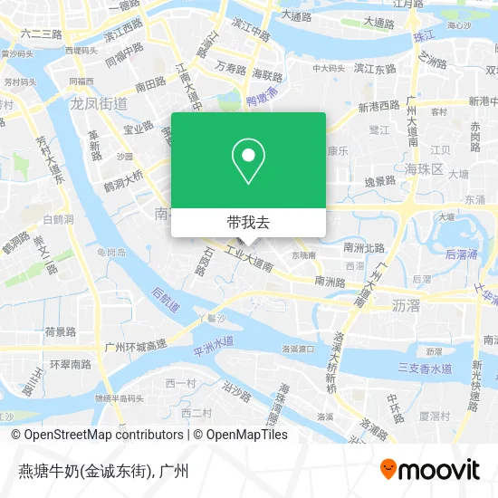 燕塘牛奶(金诚东街)地图