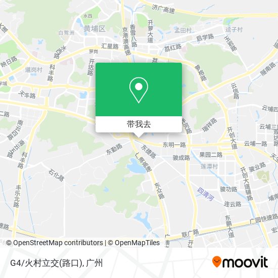 G4/火村立交(路口)地图