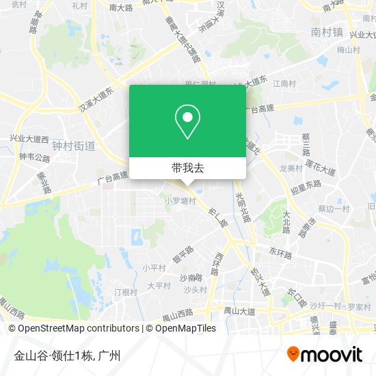 金山谷·领仕1栋地图