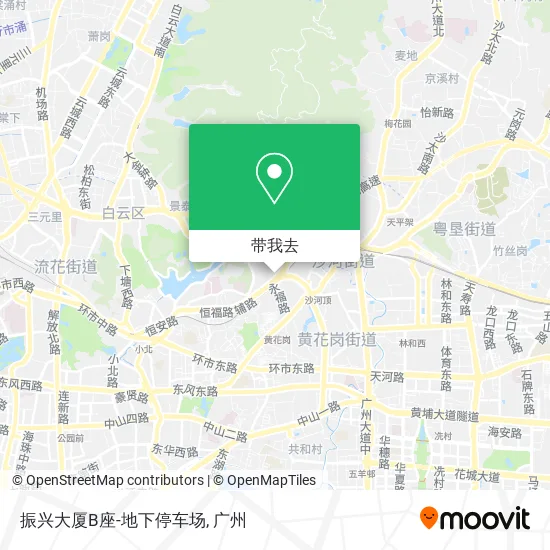 振兴大厦B座-地下停车场地图