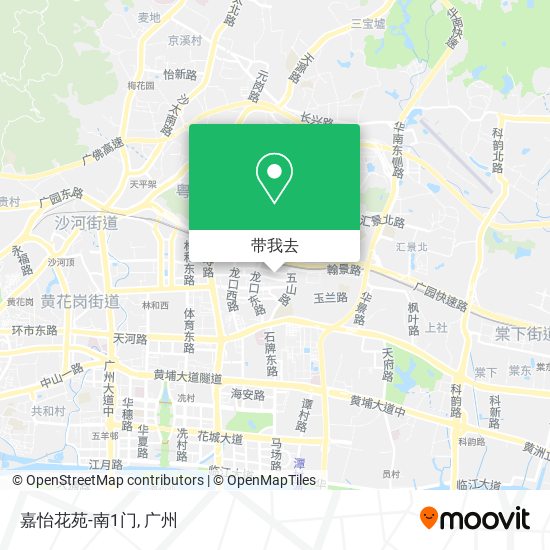 嘉怡花苑-南1门地图