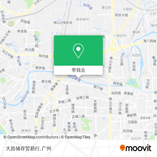 大昌储存贸易行地图