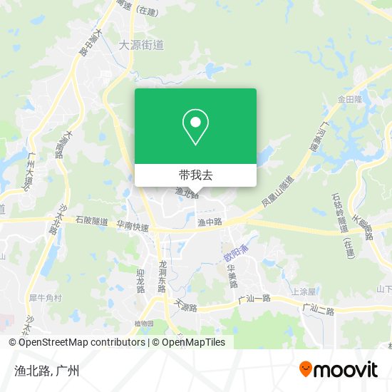 渔北路地图