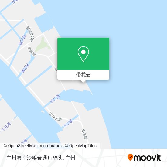 广州港南沙粮食通用码头地图