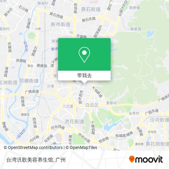 台湾汎歌美容养生馆地图