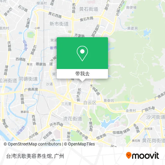 台湾汎歌美容养生馆地图