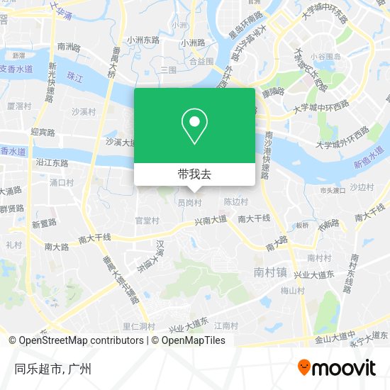 同乐超市地图