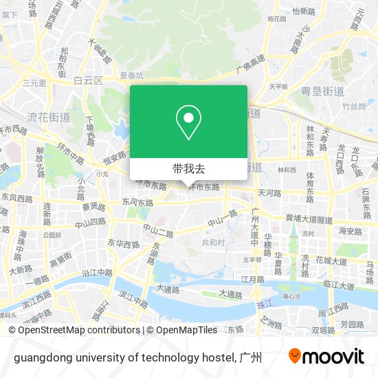 guangdong university of technology hostel地图