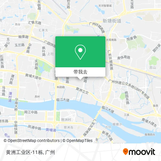 黄洲工业区-11栋地图