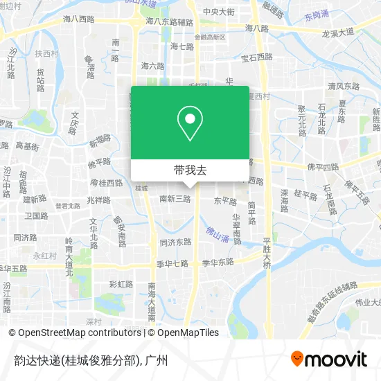 韵达快递(桂城俊雅分部)地图