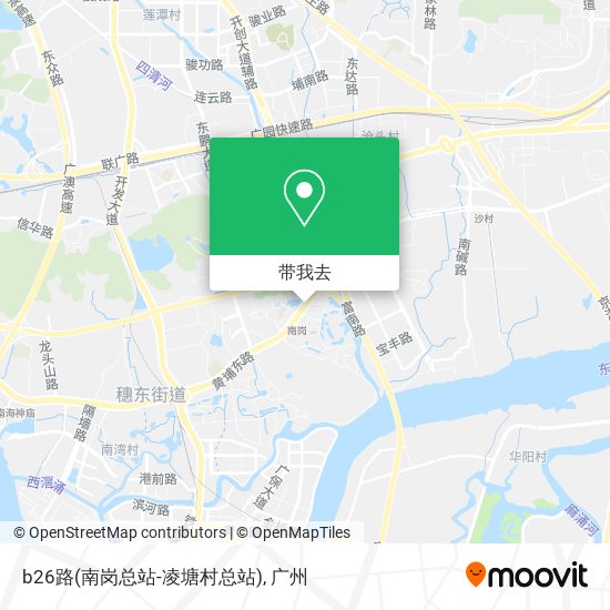 b26路(南岗总站-凌塘村总站)地图