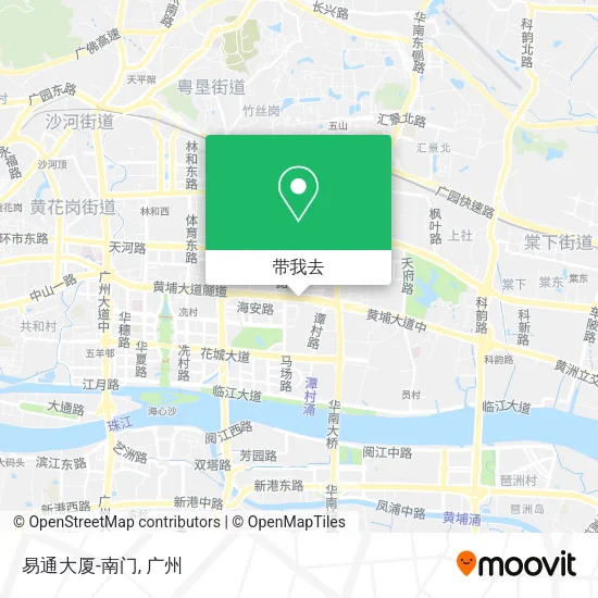 易通大厦-南门地图