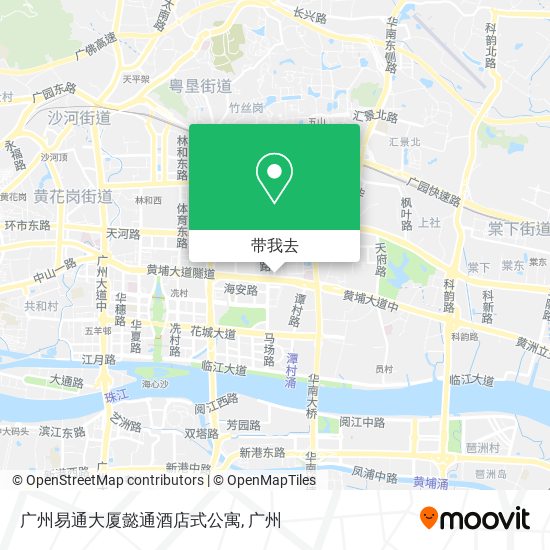 广州易通大厦懿通酒店式公寓地图