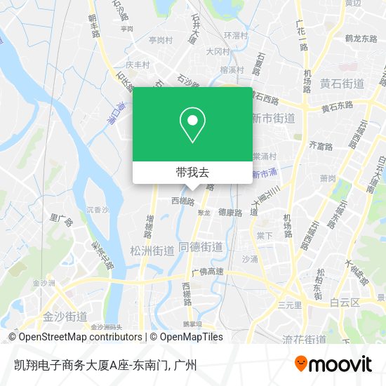 凯翔电子商务大厦A座-东南门地图