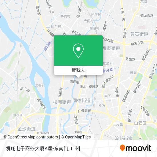 凯翔电子商务大厦A座-东南门地图